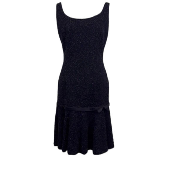VINTAGE FASHIONS BY LEE JORDAN Dresses & Skirts - VINTAGE  FASHIONS BY LEE JORDAN BLACK DRESS
